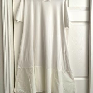White knee-length A-like dress from Cos. Never worn